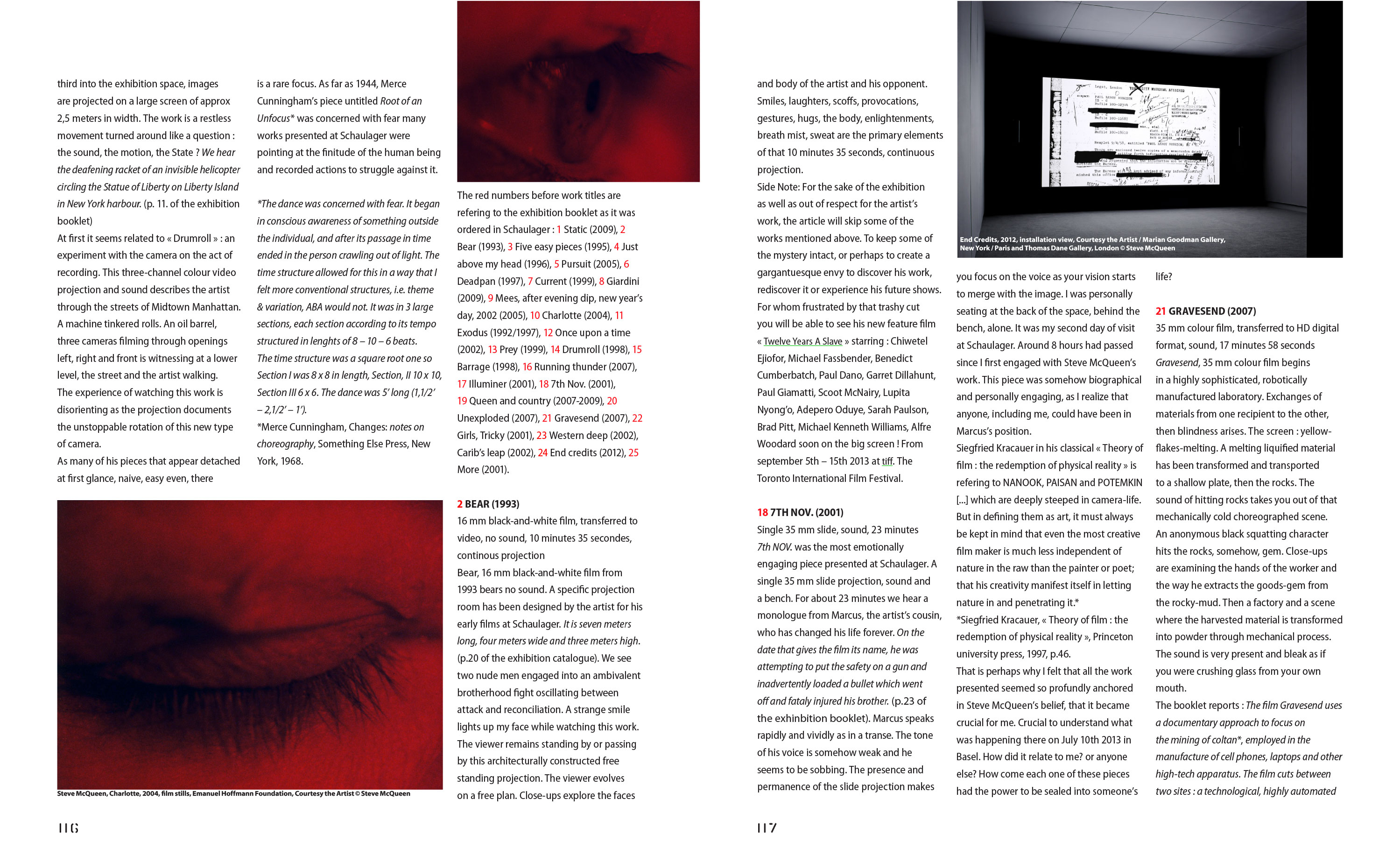 Afrikadaa no6 E-motional, Steve McQueen at Schaulager by Marc Johnson