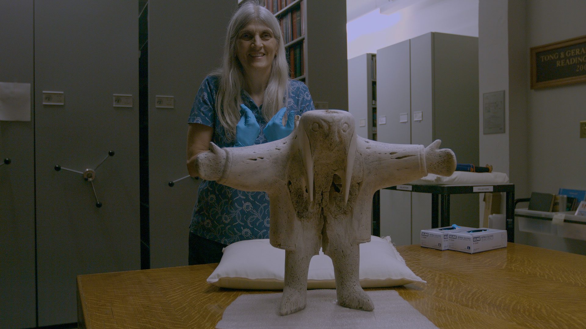 Susan Rowley, an archaeologist at UBC in the Vancouver Maritime Museum